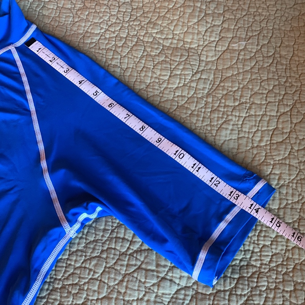 Unisex Blue Rashguard Size Large - Picture 6 of 9